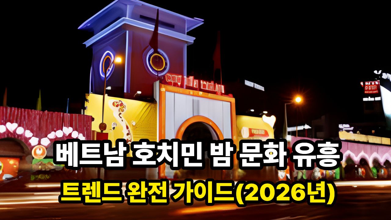 베트남 호치민 밤 문화 유흥 트렌드 완전 가이드(2026년)