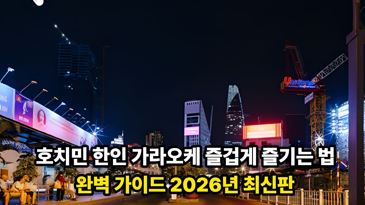 호치민 한인 가라오케 즐겁게 즐기는 법 완벽 가이드 2026년 최신판