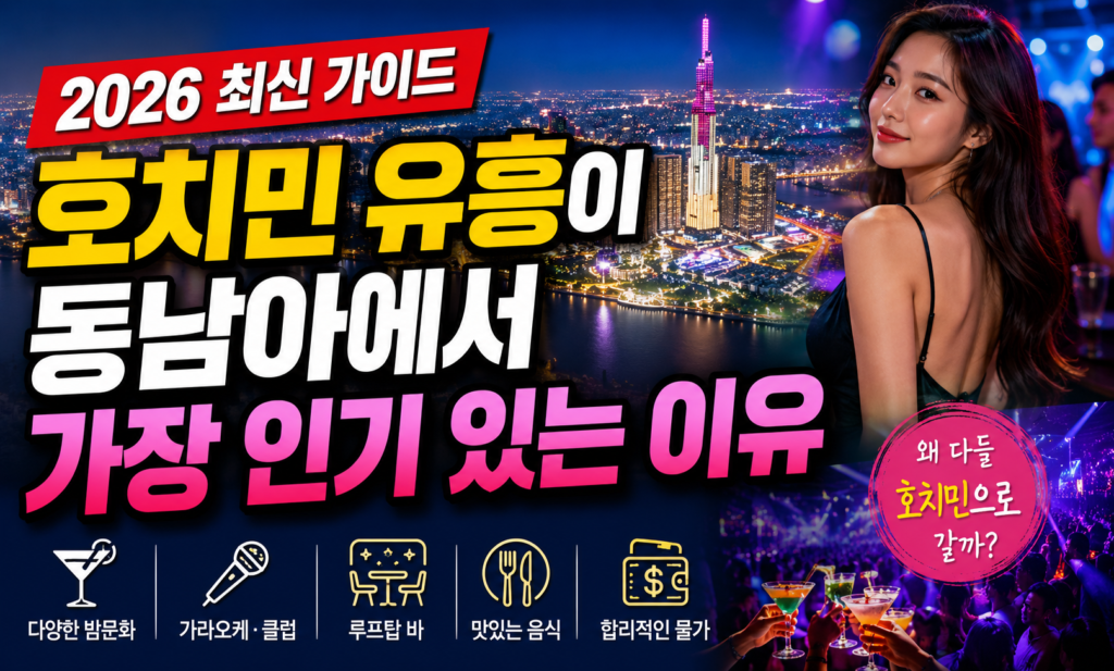 호치민 유흥이 동남아에서 가장 인기 있는 이유 (2026 최신 가이드)