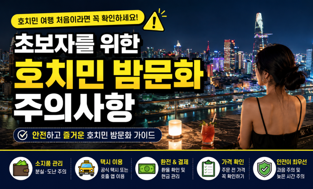 초보자를 위한 호치민 밤문화 주의사항