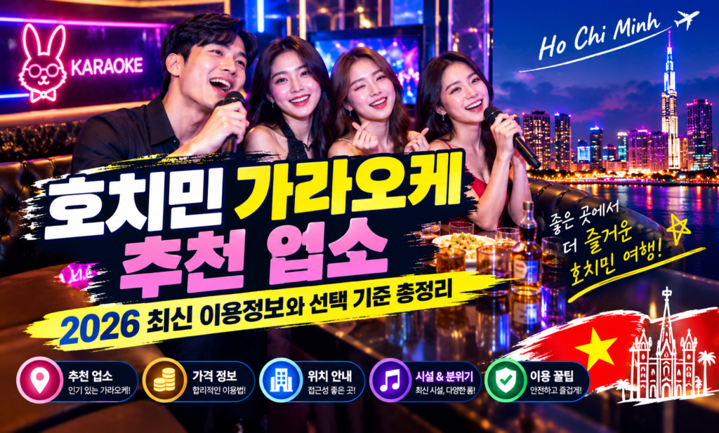 호치민 가라오케 추천 업소｜2026 최신 이용정보와 선택 기준 총정리