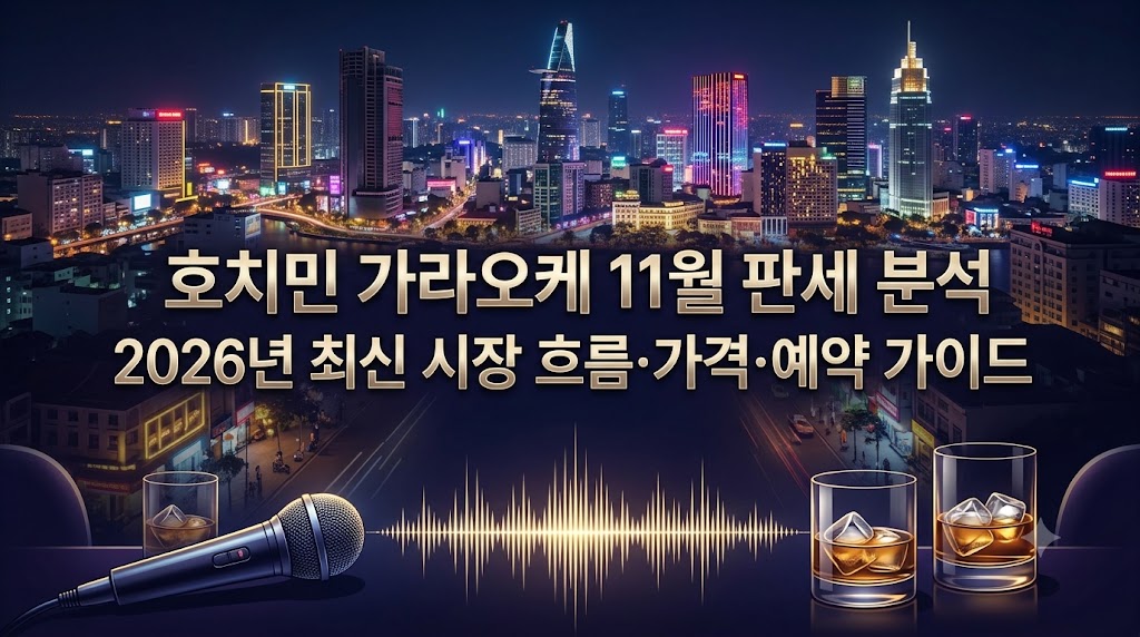 호치민 가라오케 미리 보는 11월 판세 분석｜2026년 최신 시장 흐름·가격·예약·업소 선택 가이드