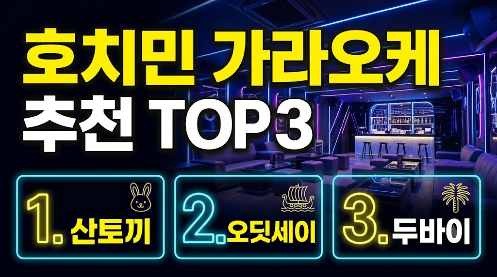 호치민 가라오케 한인 업소 추천 순위 TOP 3｜산토끼·오딧세이·두바이 완벽 비교 가이드